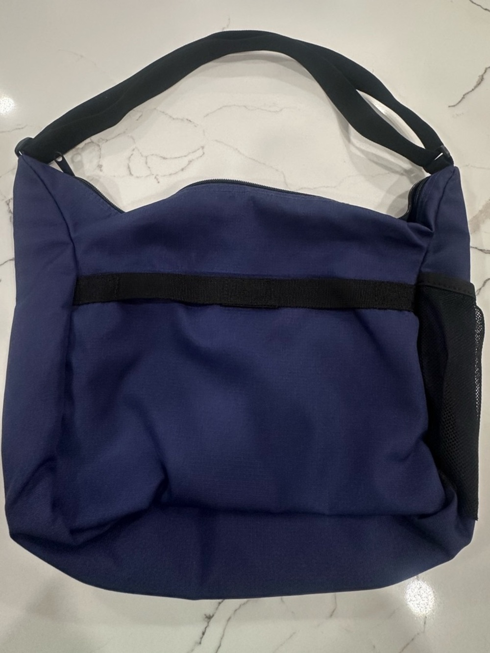 L.L.Bean Town and Field Shoulder Bag Navy Blue Organizer Messenger Travel Bag - Picture 10 of 14